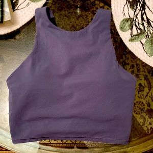 Athleta Purple Conscious Crop Bra A-C Breathable Active